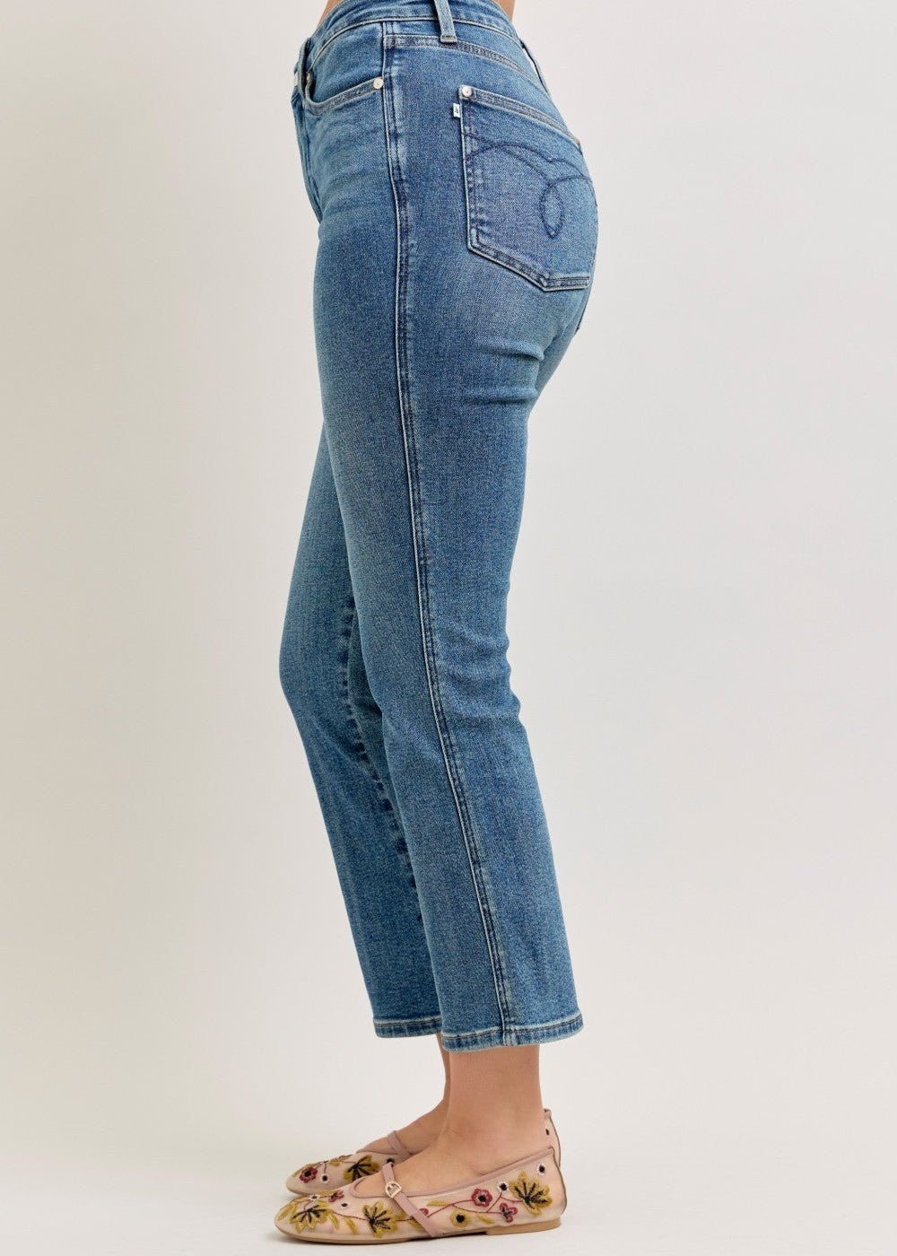 Judy Blue Kick Flare Capri Jean - The Nines