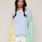 Multicolor Beachy Hi Low Sweater - The Nines