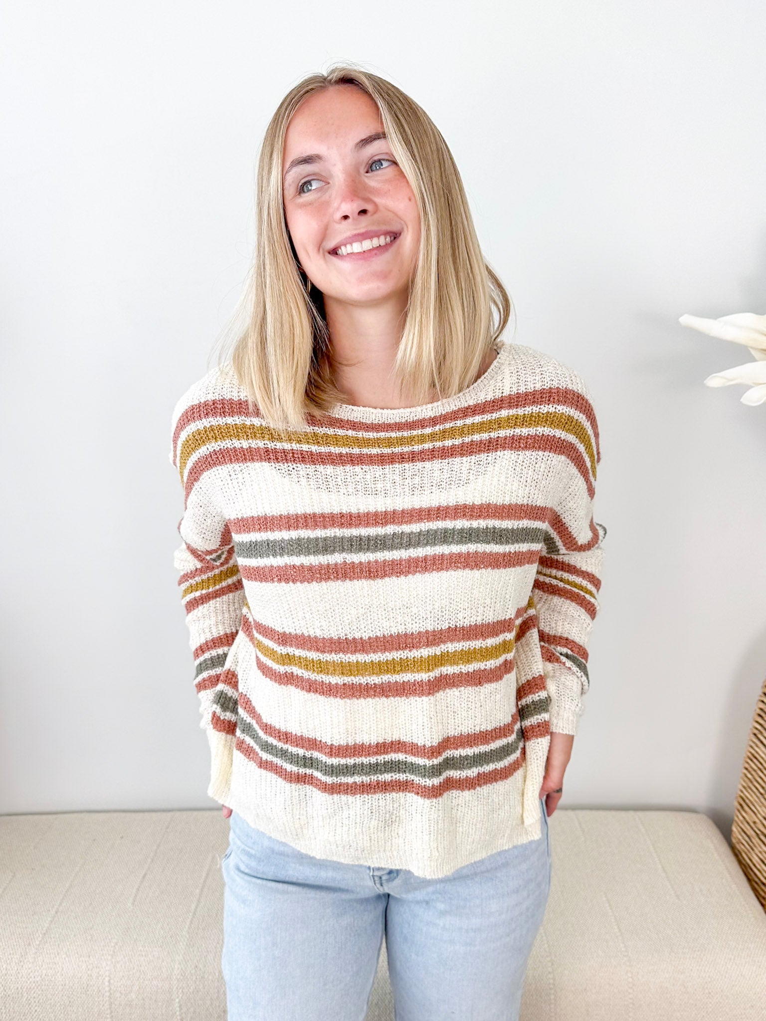 Tri-Striped Sweater - The Nines