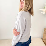 Dolman Textured 1/2 Zip Pullover - The Nines