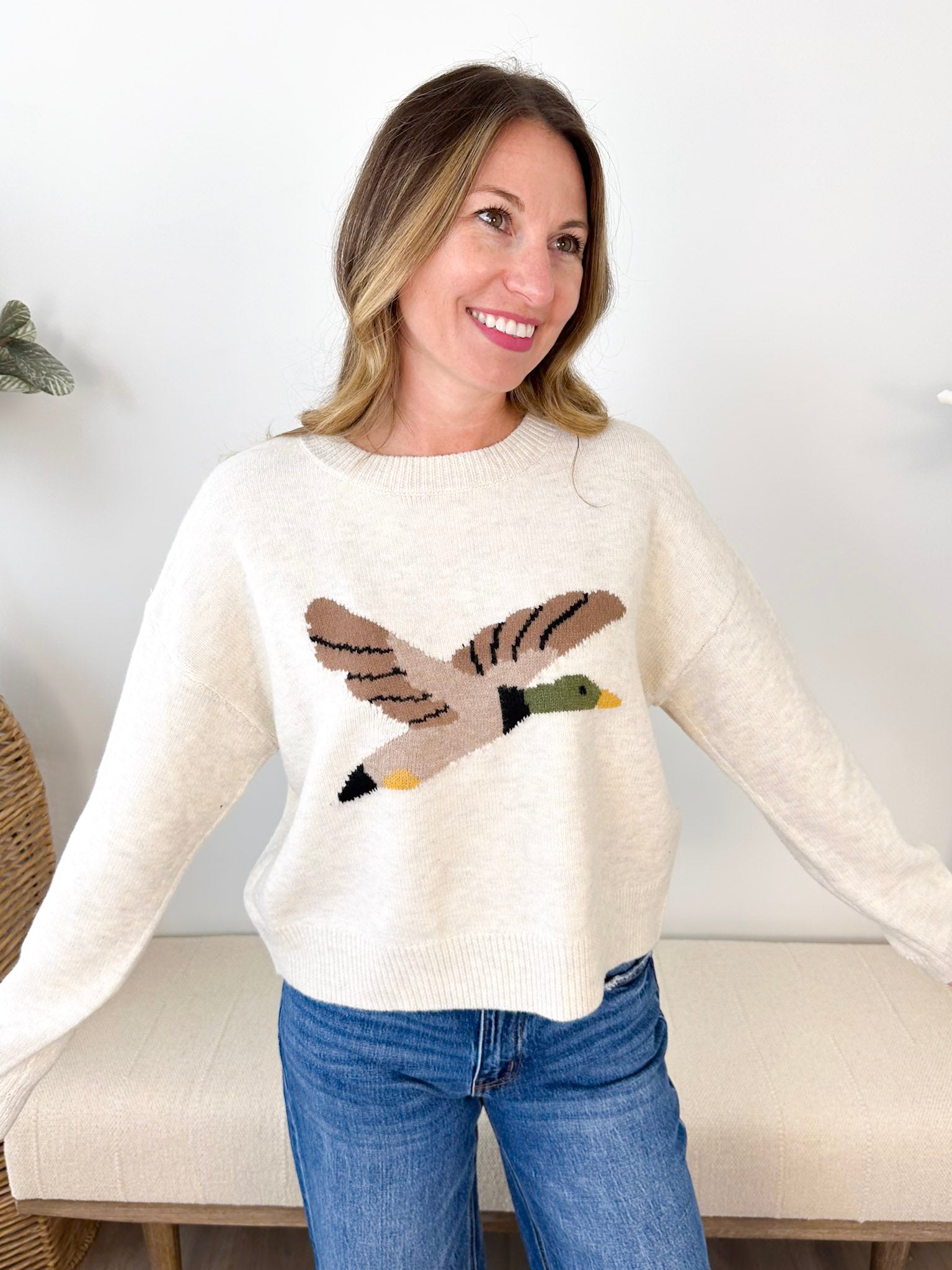 Flying Mallard Sweater - The Nines