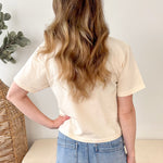 Rainbow "Fish Around And Find Trout" Cropped Tee - The Nines