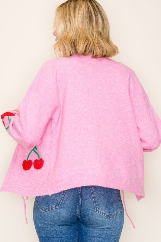 Cherry Tie Cardigan - The Nines