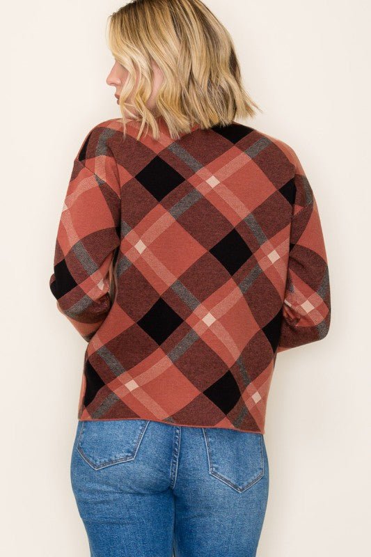 Plaid Sweater - 3 colors! - The Nines