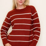 Blanket Stitch Sweater - 3 Colors! - The Nines
