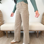 Meg High Rise Wide Leg Side Panel Jean - The Nines