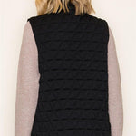 Quilted Knit Gold Zip Puffer Vests - 2 Colors! - The Nines