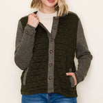 Quilted & Ribbed Shacket - 2 colors! - The Nines