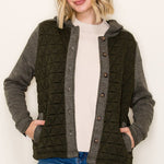 Quilted & Ribbed Shacket - 2 colors! - The Nines