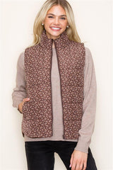 Floral Puffer Vests - FINAL SALE