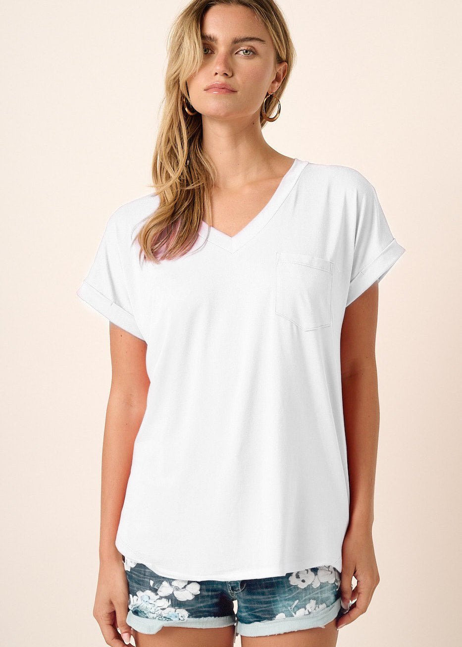 Buttery Soft Pocket Tees - 3 colors! - The Nines