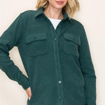 Soft Corduroy Shacket - 2 Colors! - The Nines