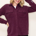 Soft Corduroy Shacket - 2 Colors! - The Nines