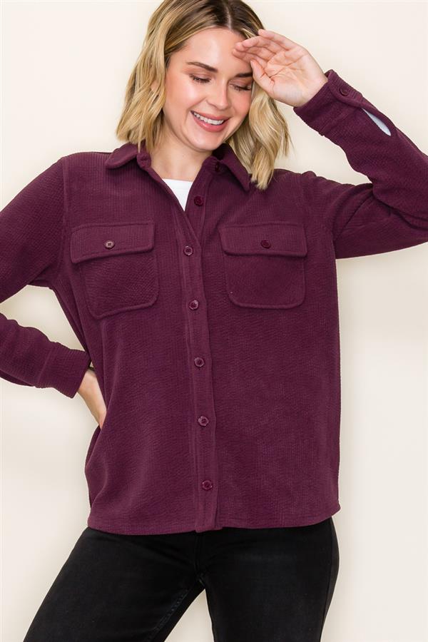 Soft Corduroy Shacket - 2 Colors! - The Nines