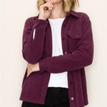 Soft Corduroy Shacket - 2 Colors! - The Nines