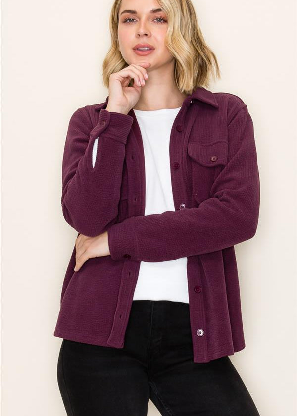 Soft Corduroy Shacket - 2 Colors! - The Nines