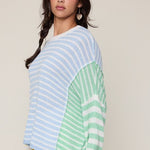 Multicolor Beachy Hi Low Sweater - The Nines