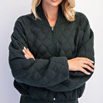 Quilted Bomber Jacket - 4 colors! - The Nines