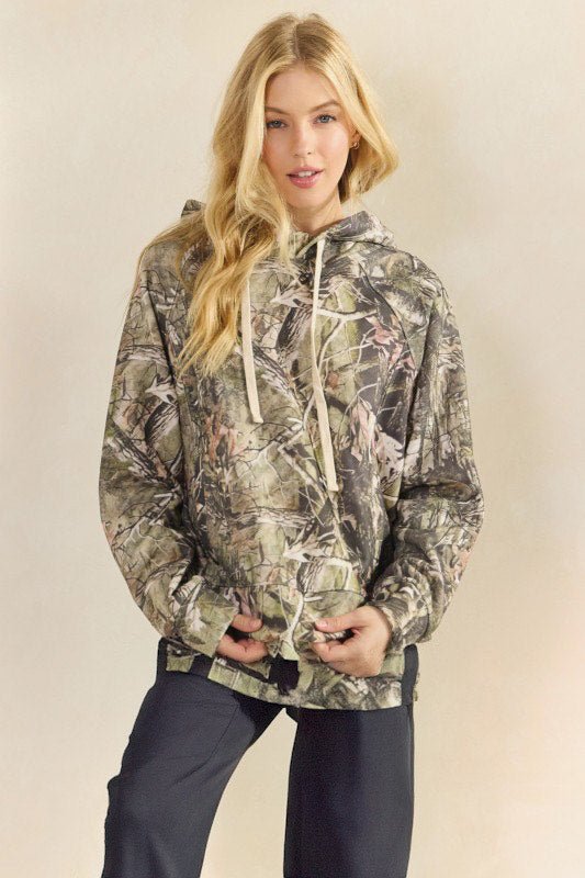 Camo French Terry Hoodie - The Nines