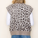 Leopard Sweater Vest - 2 Colors! - The Nines