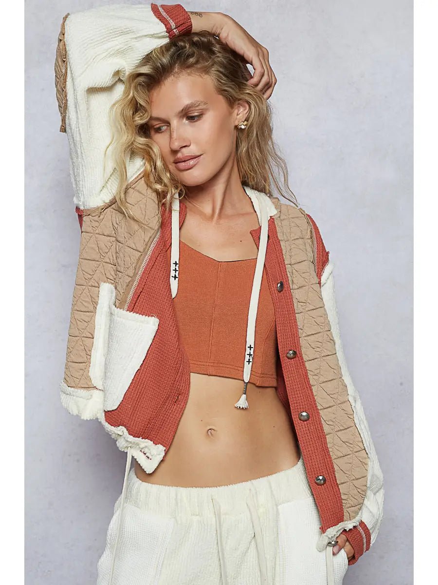 Multi Fabric Shacket - 2 colors! - The Nines