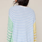Multicolor Beachy Hi Low Sweater - The Nines