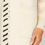 Stitched Long Cardigan - The Nines
