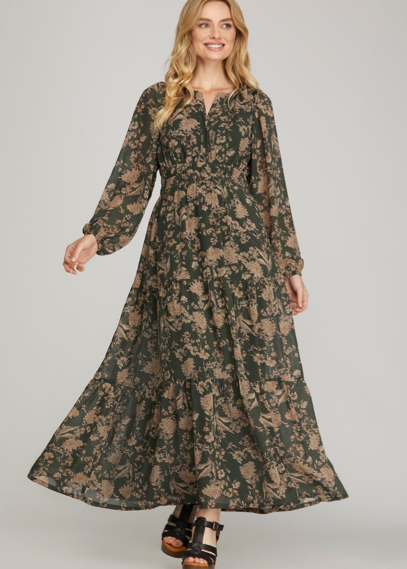 Feeling Beautiful Floral Dress - 4 Colors! - The Nines