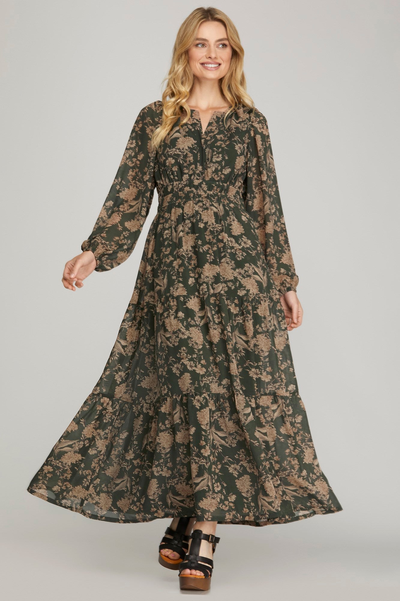 Feeling Beautiful Floral Dress - 4 Colors! - The Nines