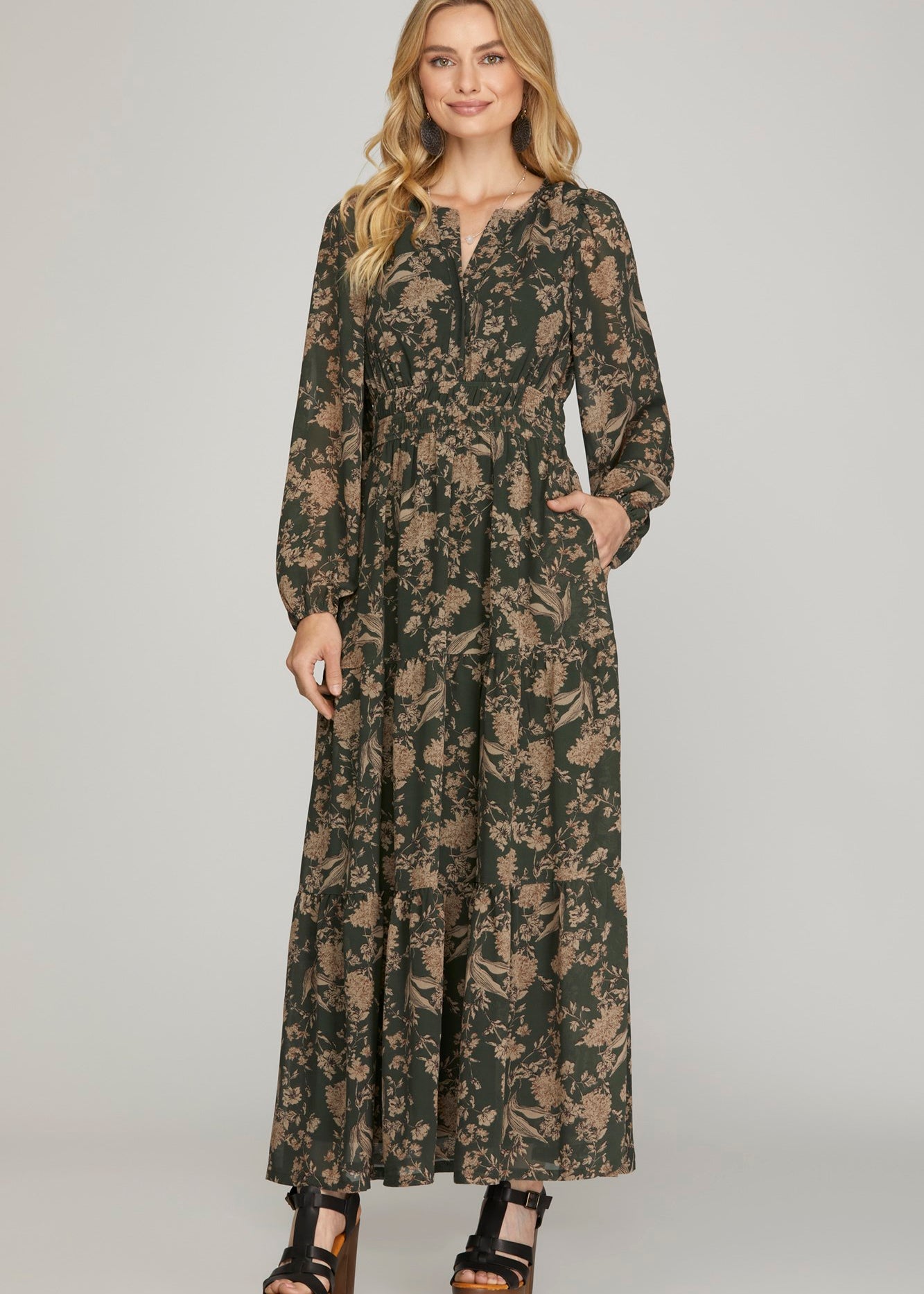 Feeling Beautiful Floral Dress - 4 Colors! - The Nines