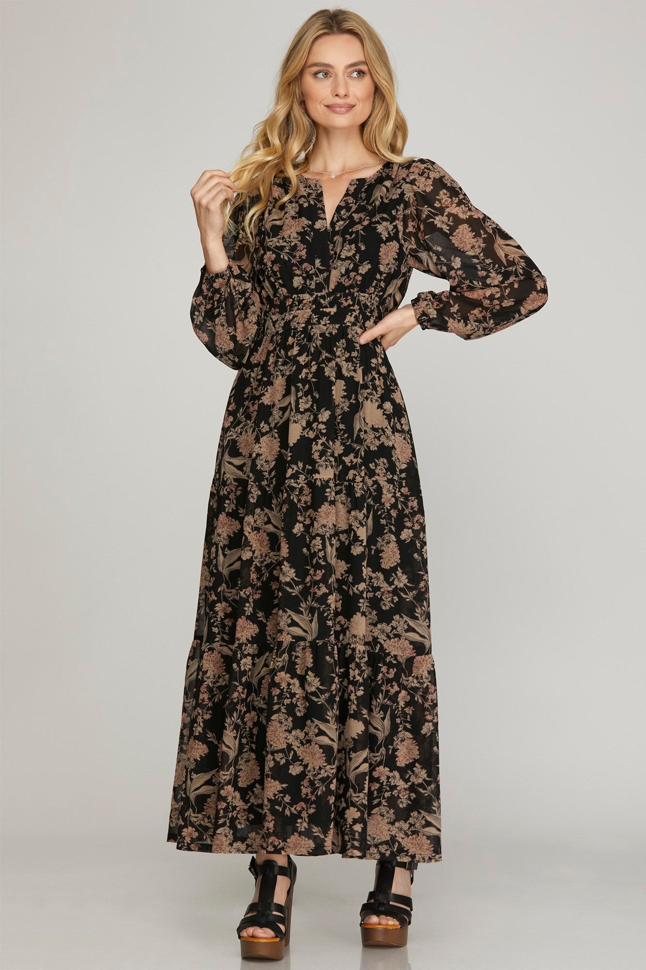 Feeling Beautiful Floral Dress - 4 Colors! - The Nines