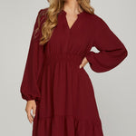Emma Long Sleeve Dress with Pockets - 3 colors! - The Nines