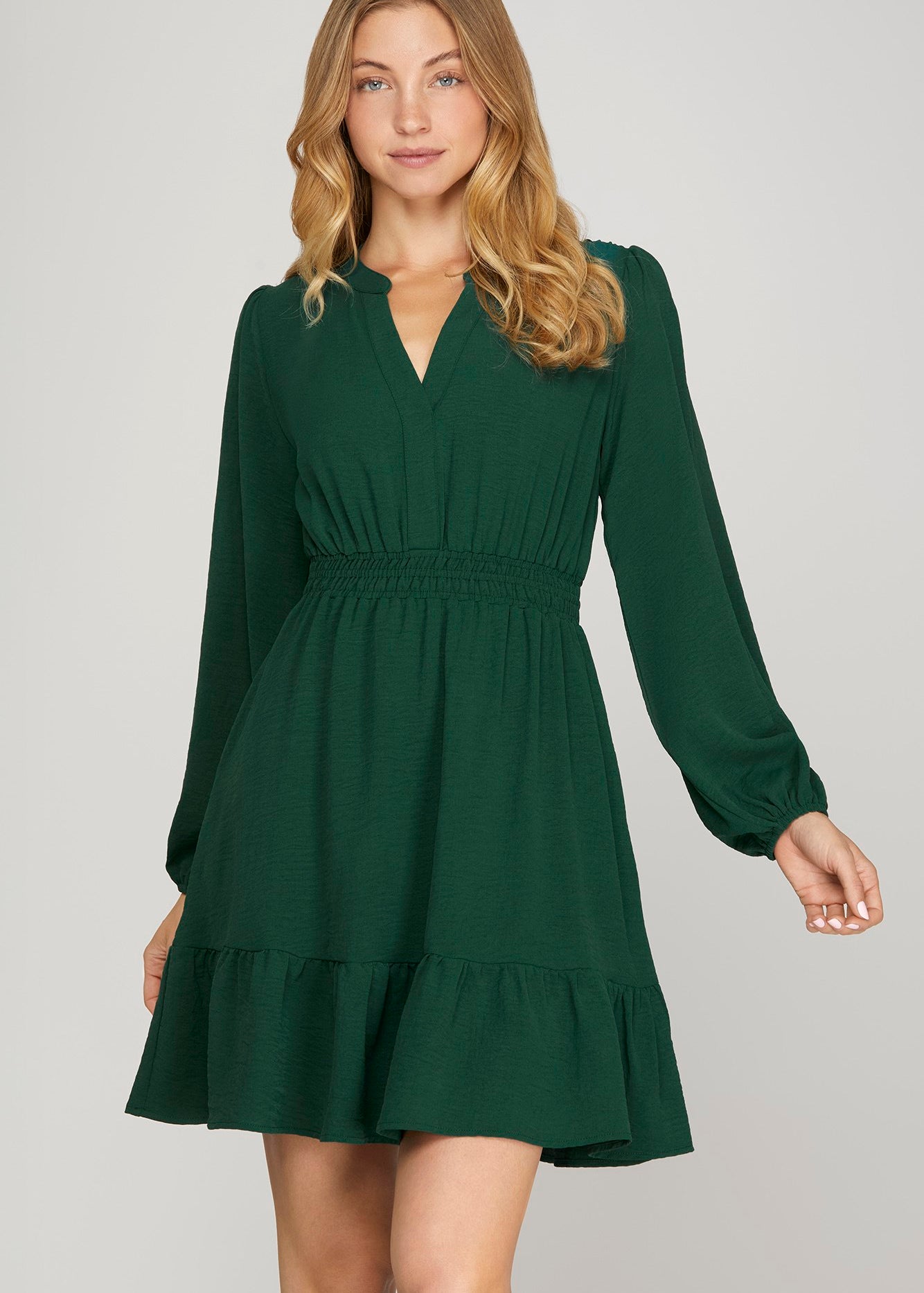 Emma Long Sleeve Dress with Pockets - 3 colors! - The Nines