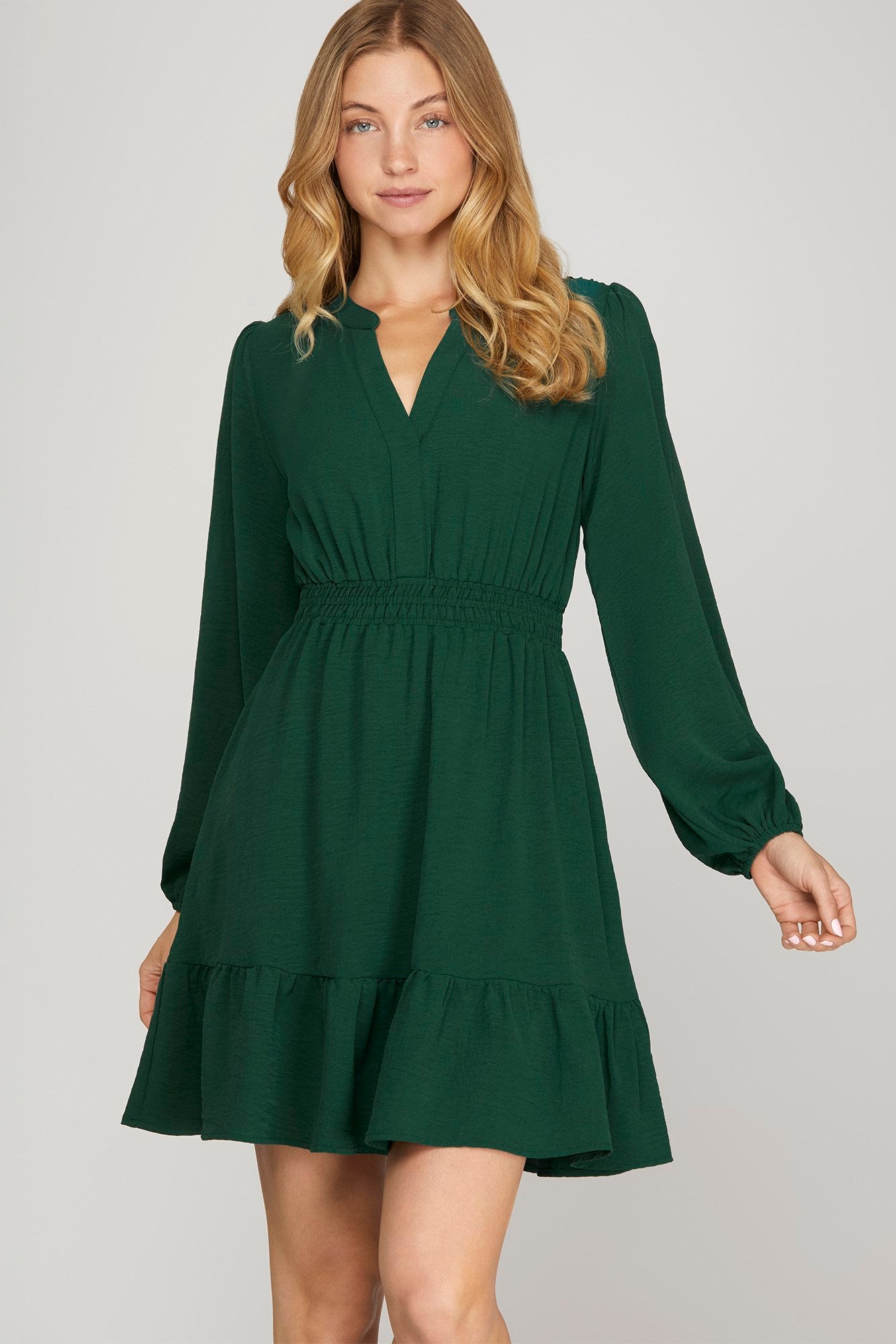 Emma Long Sleeve Dress with Pockets - 3 colors! - The Nines
