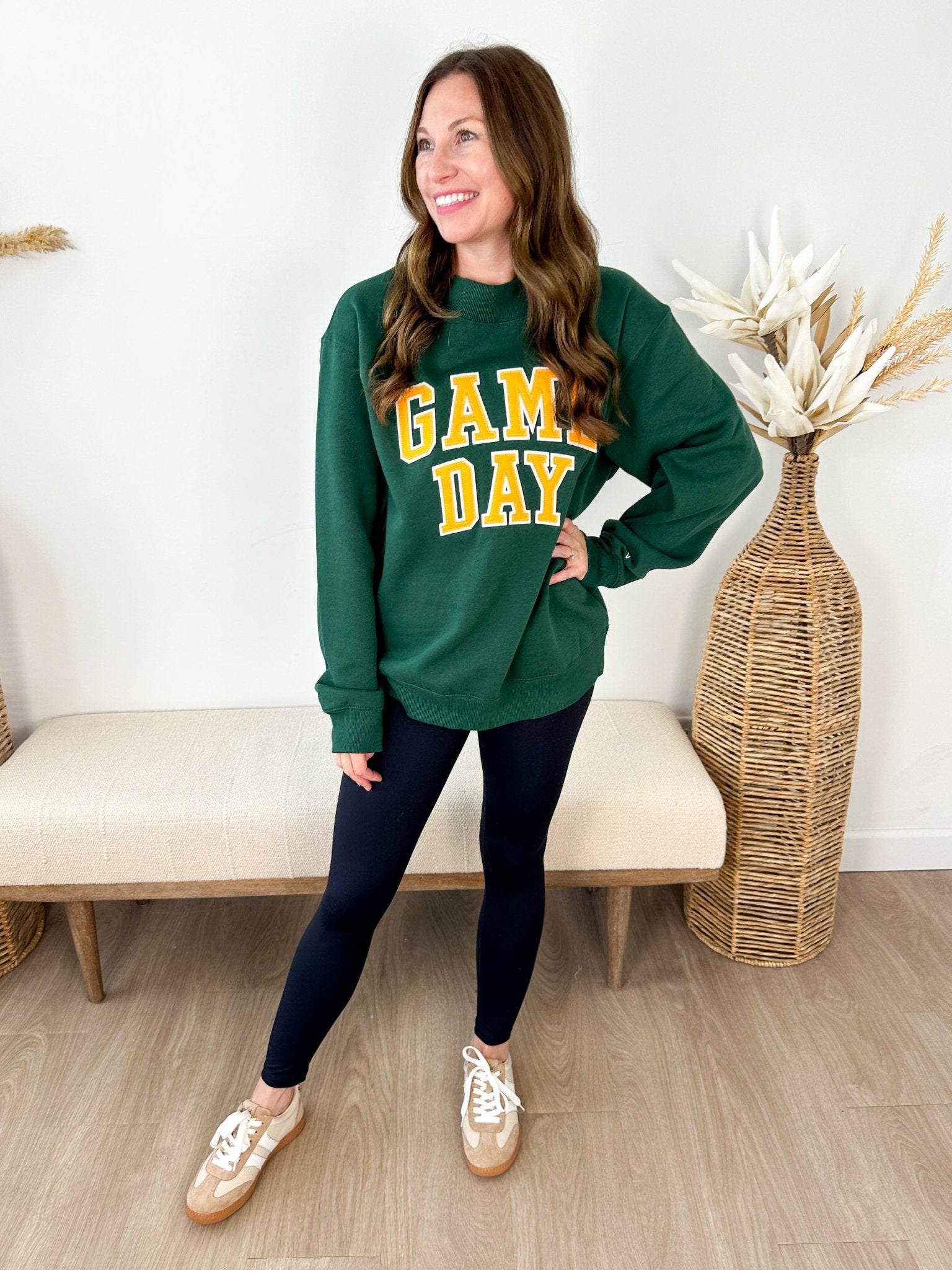 "Game Day" Mock Neck Sweatshirt - 3 colors! - The Nines