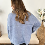 Front Pocket Cropped Shacket - The Nines
