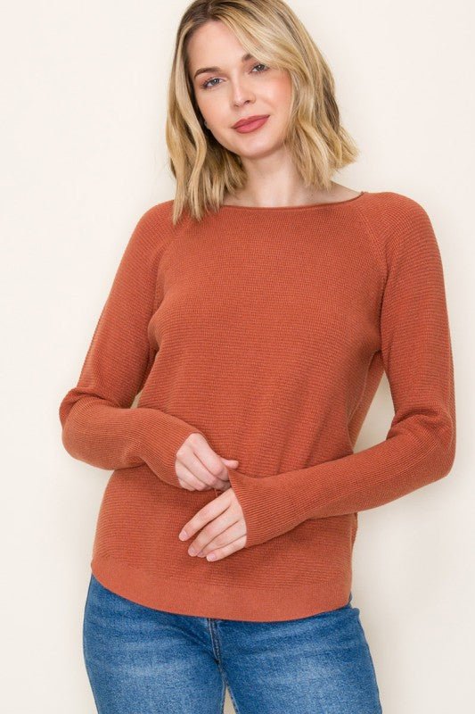 Waffle Textured Pullover - 3 colors! - The Nines