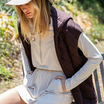 Rae Mode Quilted Hoodie Vest - 3 Colors! - The Nines