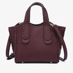 Marla Whipstitch Satchel Bag - The Nines