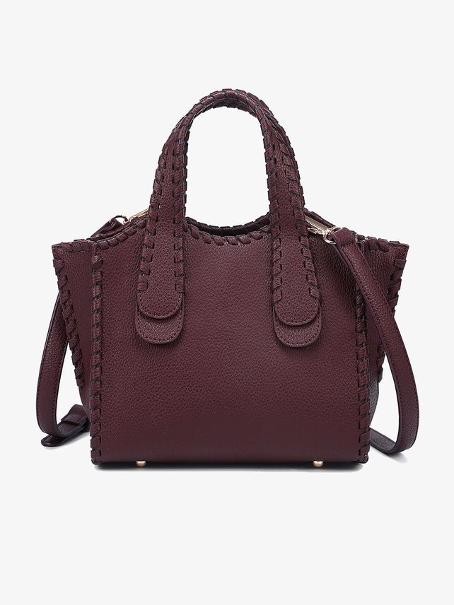 Marla Whipstitch Satchel Bag - The Nines