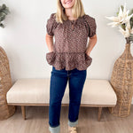 Tie Neck Floral Blouse - The Nines