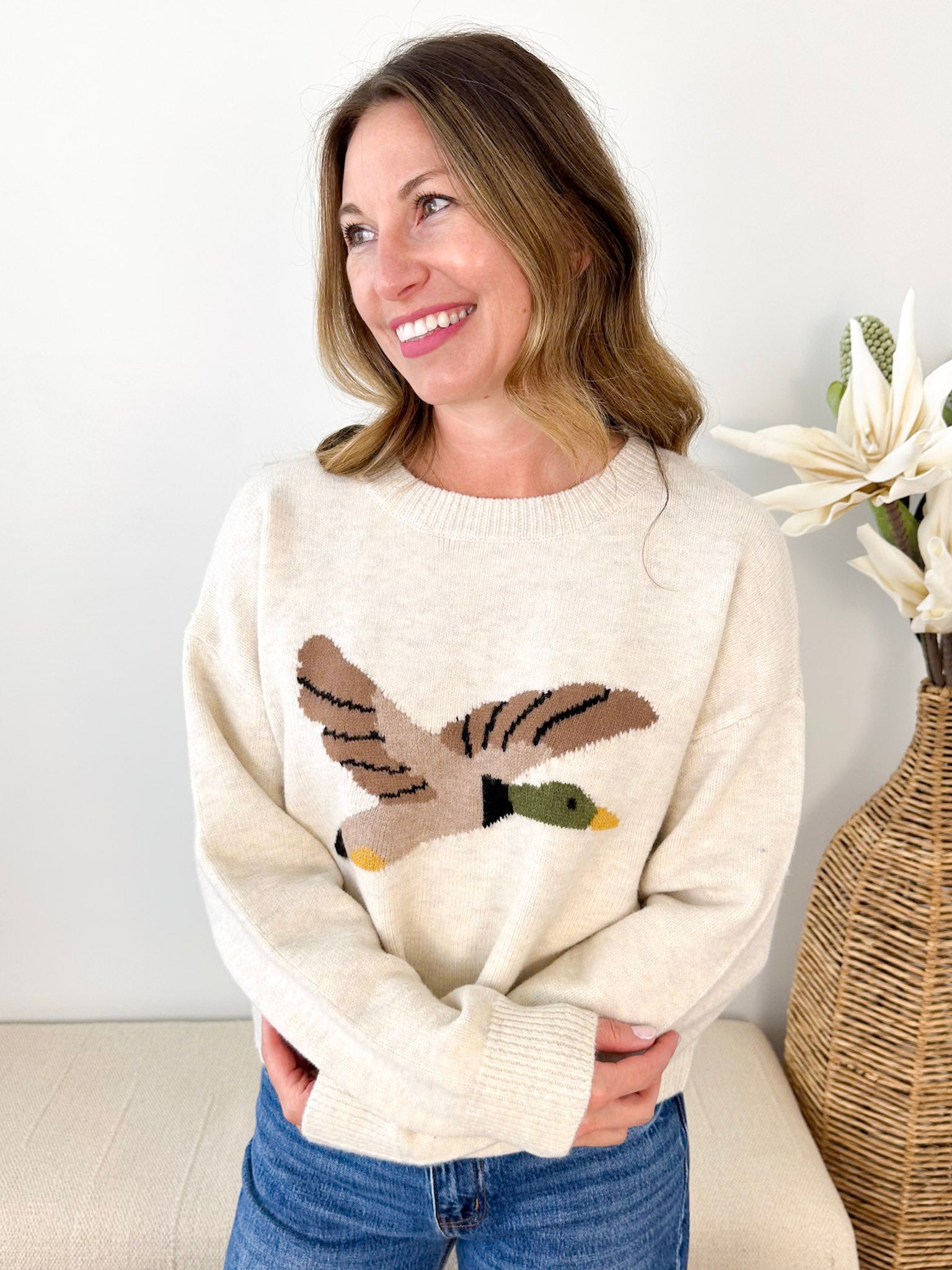 Flying Mallard Sweater - The Nines