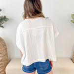 Dolman Textured Pocket Tee - The Nines
