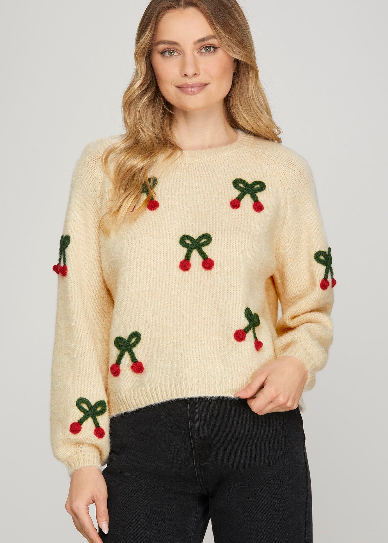 Cherry Sweater - 2 Colors! - The Nines