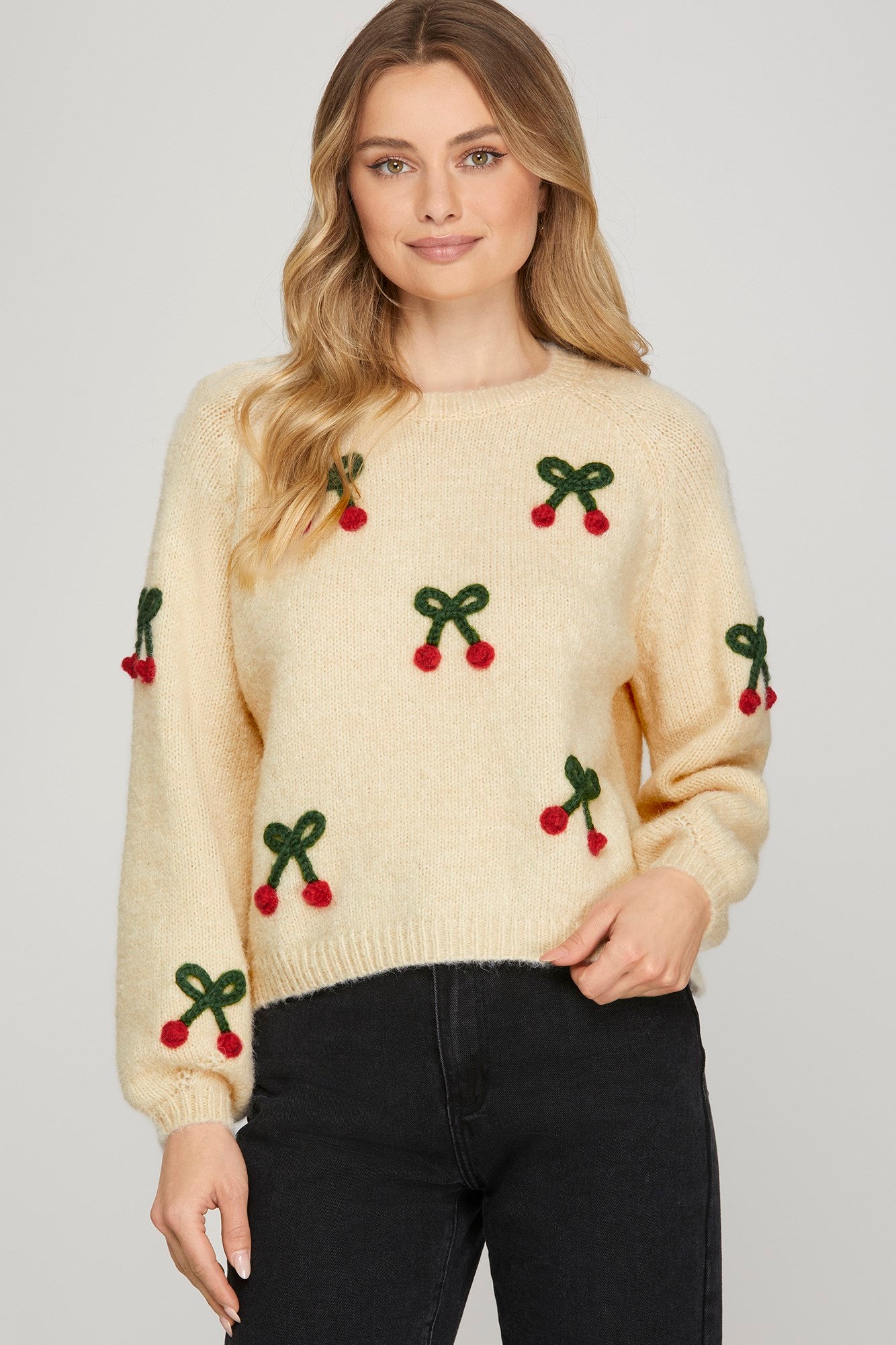 Cherry Sweater - 2 Colors! - The Nines