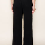 Black Elastic Waist Pants - The Nines