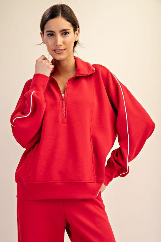 Sporty Scuba Quarter Zip Pullovers - 3 Colors! - The Nines