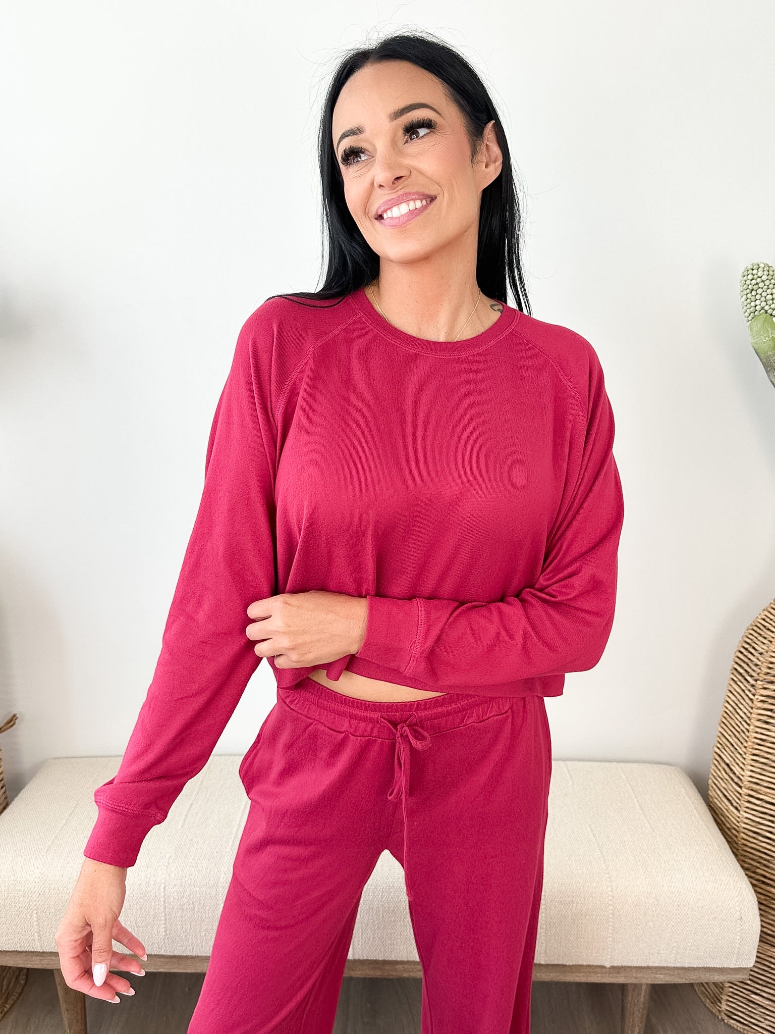 Brushed Hacci Lounge Pullover - The Nines