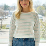 Aubrey Open Weave Long Sleeve Top - 3 Colors! - The Nines