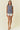 Navy Poplin Cap Sleeve Top - The Nines